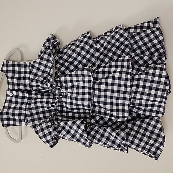 Janie & Jack Gingham Tiered Ruffle Dress Size 3 - Picture 8 of 16